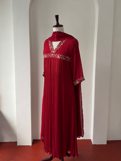 Tinsel - Crepe Georgette Kurta Set