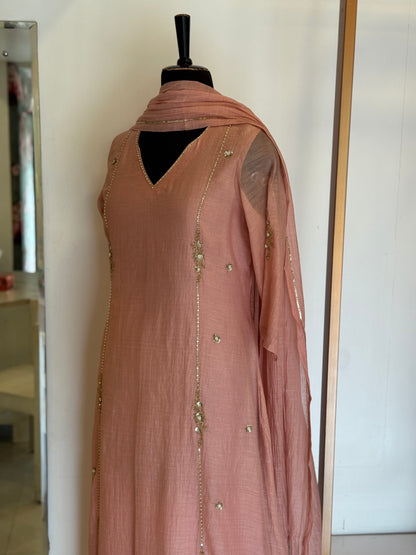 Nyah Pink Kurta Set