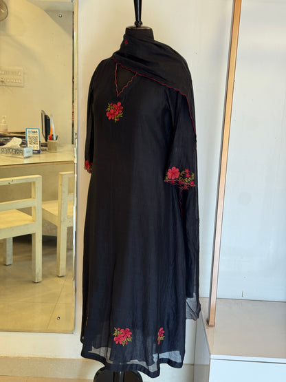 Black Lily Kurta Set