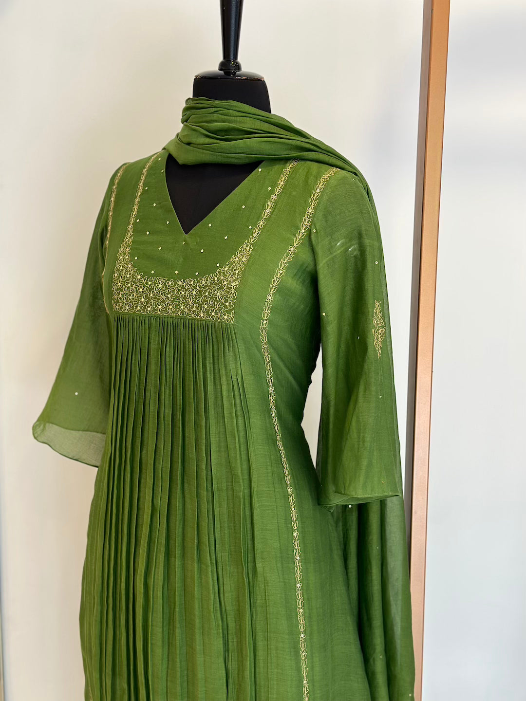 Noor Green Kurta Set - Thea